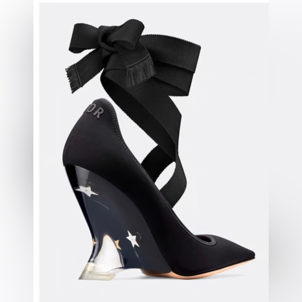 Dior leather heels